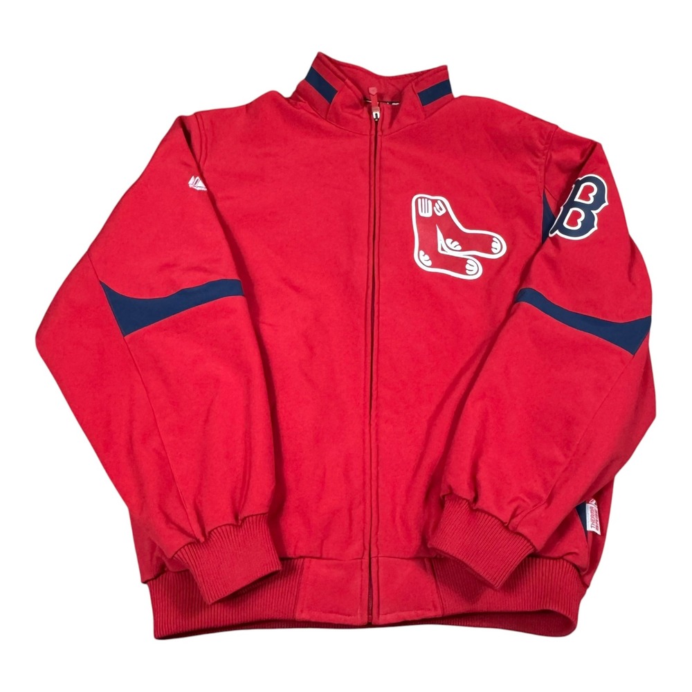 Cooperstown Collection Majestic Thermabase Boston Red Sox Zip Jacket Men's XL